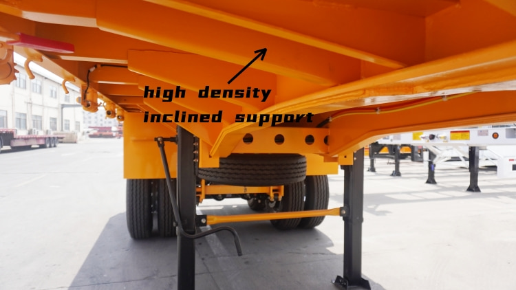 CIMC China 2 Axle Flatbed Trailer for Sale in Mauritius | 20 Ft Flatbed Container Trailer