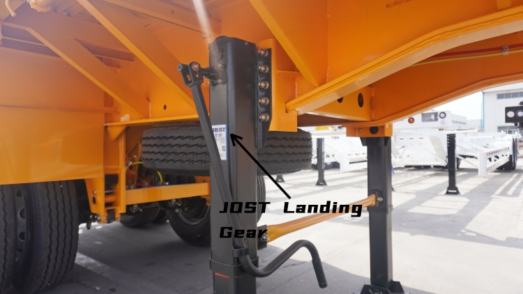 CIMC China 2 Axle Flatbed Trailer for Sale in Mauritius | 20 Ft Flatbed Container Trailer