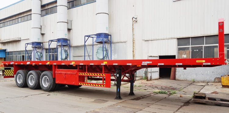 3 Axle Flatbed Trailer for Sale in Mauritius | 40 Ft Trailer for Sale | CIMC Vehicles Group