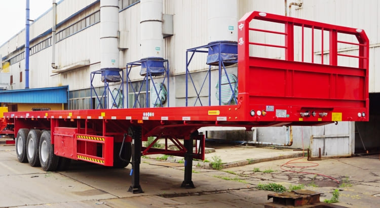 3 Axle Flatbed Trailer for Sale in Mauritius | 40 Ft Trailer for Sale | CIMC Vehicles Group