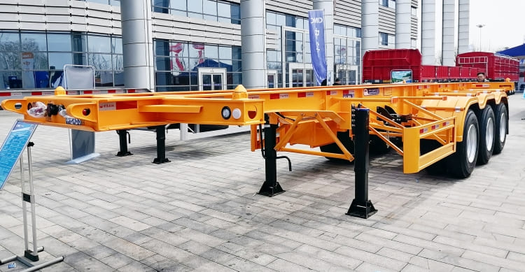 40ft Skeleton Trailer for Sale in Mauritius | Trailer Skeleton | CIMC Trailers China