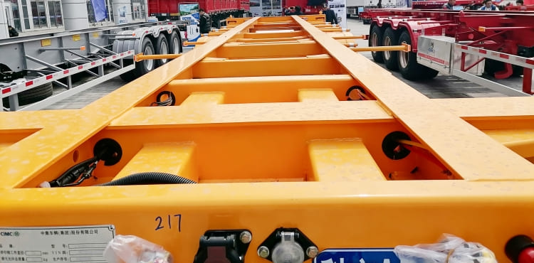 40ft Skeleton Trailer for Sale in Mauritius | Trailer Skeleton | CIMC Trailers China