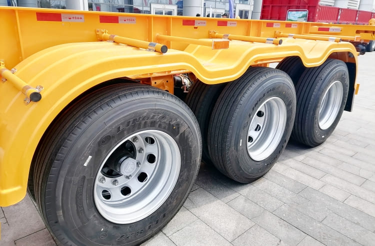 40ft Skeleton Trailer for Sale in Mauritius | Trailer Skeleton | CIMC Trailers China