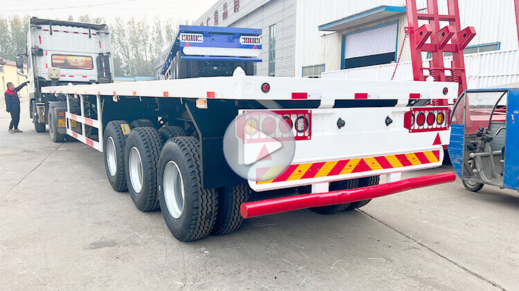 60 Ton 3 Axle Flatbed Trailer for Sale in Mauritius