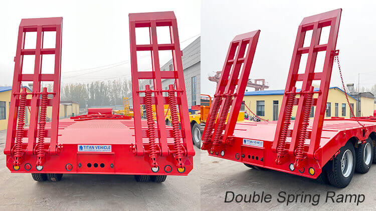 100 Ton 4 Axle Low Bed Trailer for Sale in Mauritius