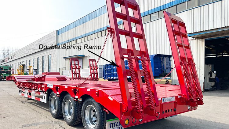 60 Ton 3 Axle Low Bed Trailer for Sale in Mauritius