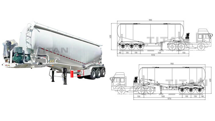 45 Cbm Bulk Cement Tanker for Sale Price in Mauritius
