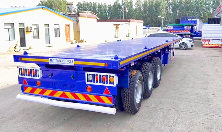 40 Feet Flatbed Trailer Trucks | Flatbed Semi Trailer for Sale in Mauritius