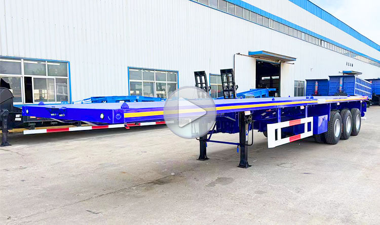 40 Feet Flatbed Trailer Trucks | Flatbed Semi Trailer for Sale in Mauritius