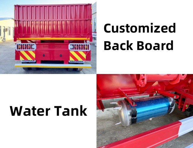 3 Axle 60 Ton Sideboard Trailer  Sidewall Trailer in Mauritius