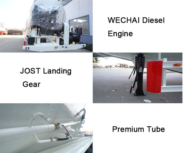 5 Axle 50 CBM Cement Bulker Trailer Price  Cement Bulker Truck in Mauritius