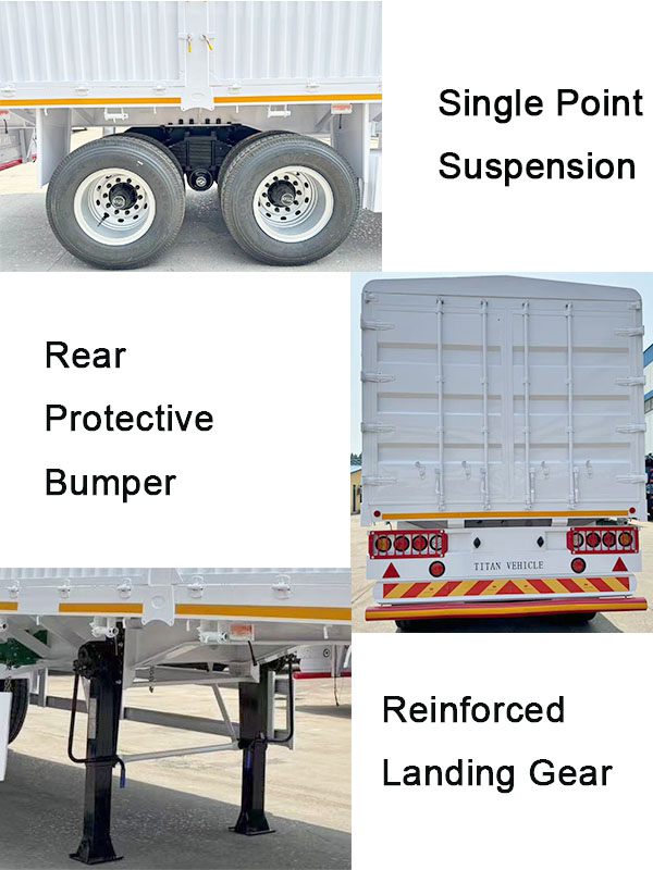 Fence Semi Cargo Trailers for Sale in Mauritius