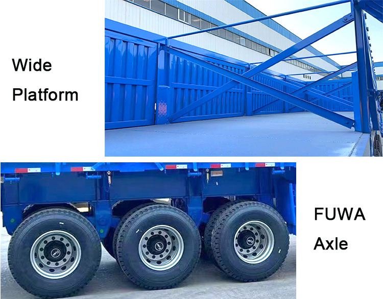 Best 3 Axle Side Dump Trailer for Sale in Mauritus