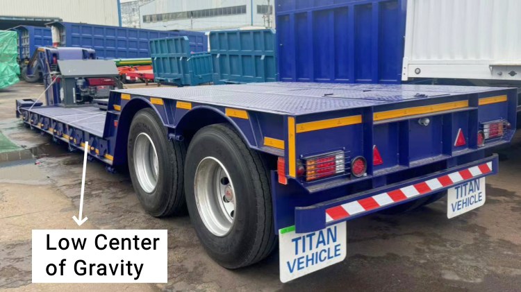 2 Axle 50 Tons Removable Gooseneck Trailer in Mauritius