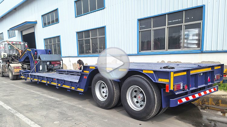 2 Axle 50 Tons Removable Gooseneck Trailer in Mauritius