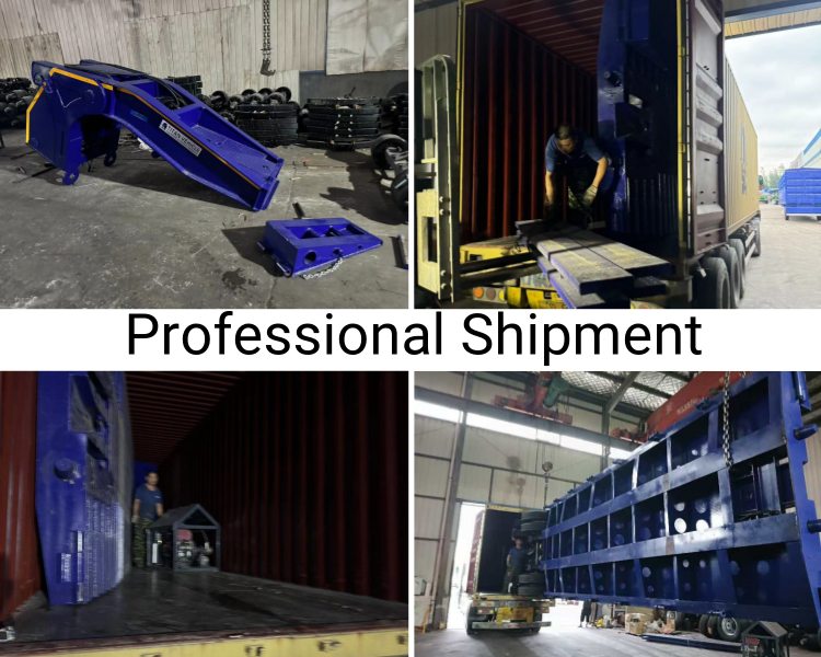2 Axle 50 Tons Removable Gooseneck Trailer in Mauritius