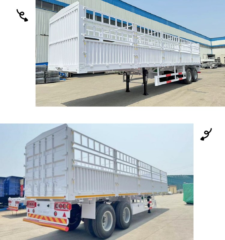 Fence Semi Cargo Trailers for Sale in Mauritius