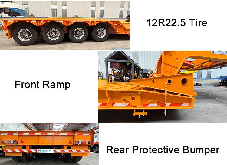 Gooseneck Detachable Lowboy Trailer in Mauritius