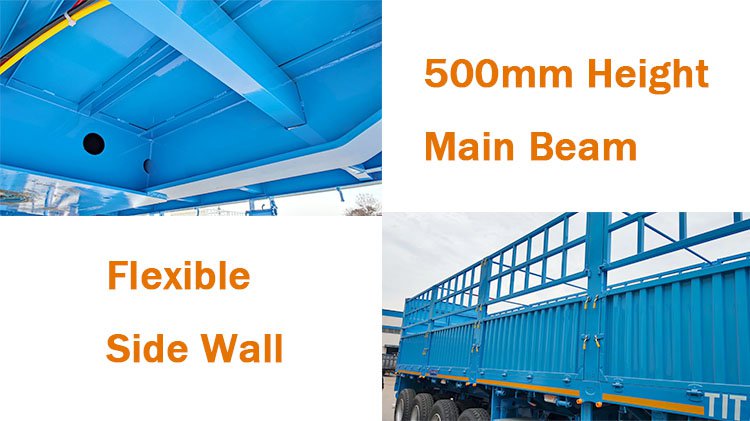 4 Axle 80 Tons Sugar Cane Trailer for Sale in Mauritius