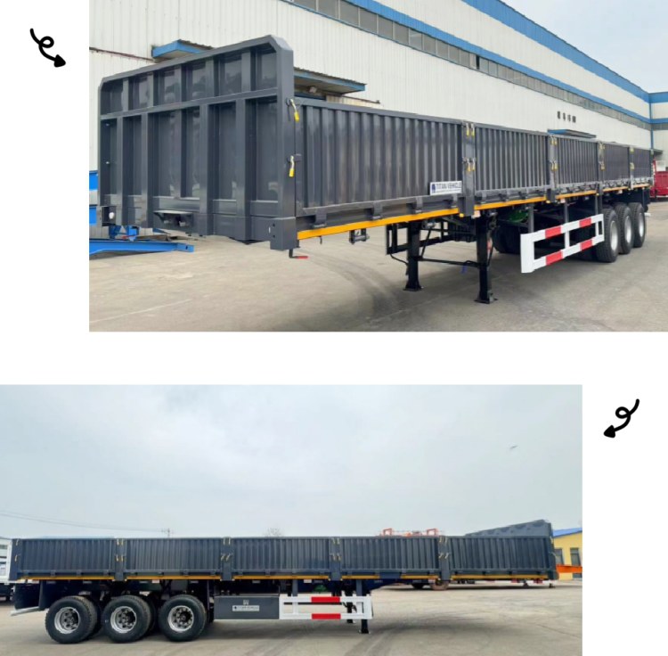Tri Axle Side Wall Trailer in Mauritius