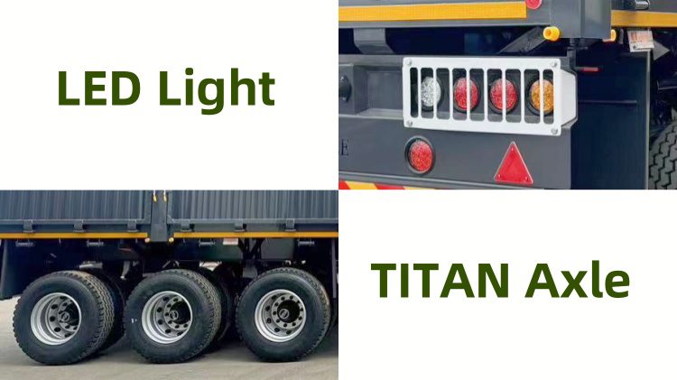 Tri Axle Side Wall Trailer in Mauritius