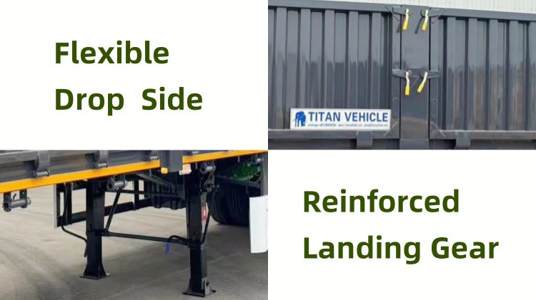 Tri Axle Side Wall Trailer in Mauritius