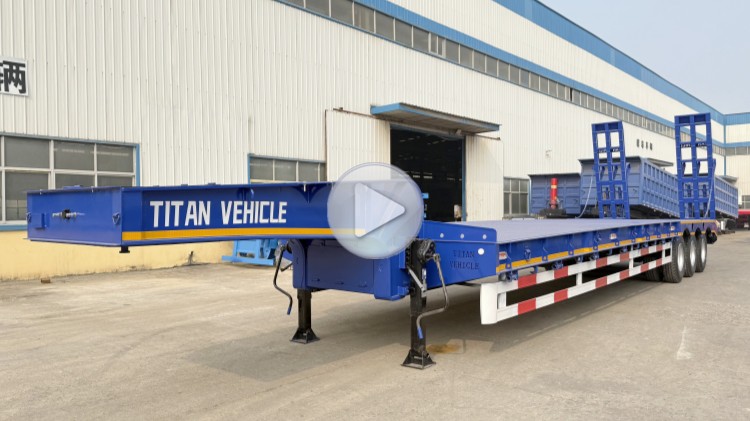 40 Feet Low Bed Semi Trailer in Mauritius