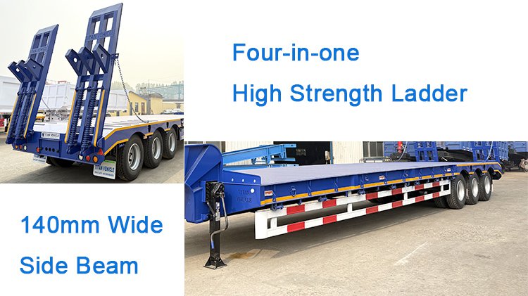 40 Feet Low Bed Semi Trailer in Mauritius