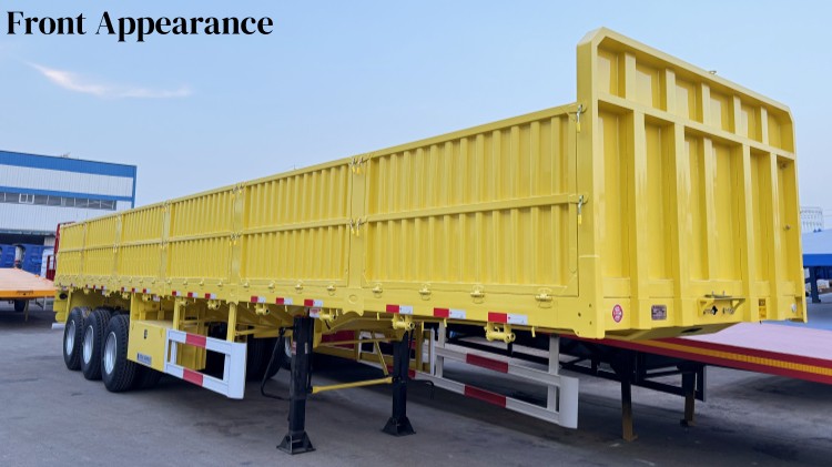 60 Tons Sidewall Trailer with Side Wall in Mauritius