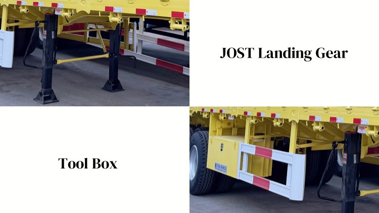 60 Tons Sidewall Trailer with Side Wall in Mauritius