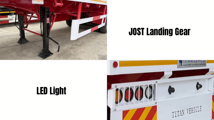 4 Axle 80 Ton Flat Deck Trailer for Sale in Mauritius