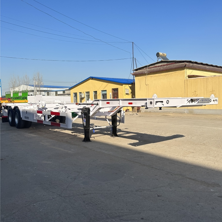 2 Axle Gooseneck Skeletal Trailer