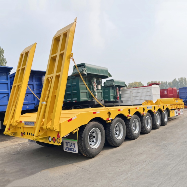 6 Axle 120 Ton Low Bed Trailer