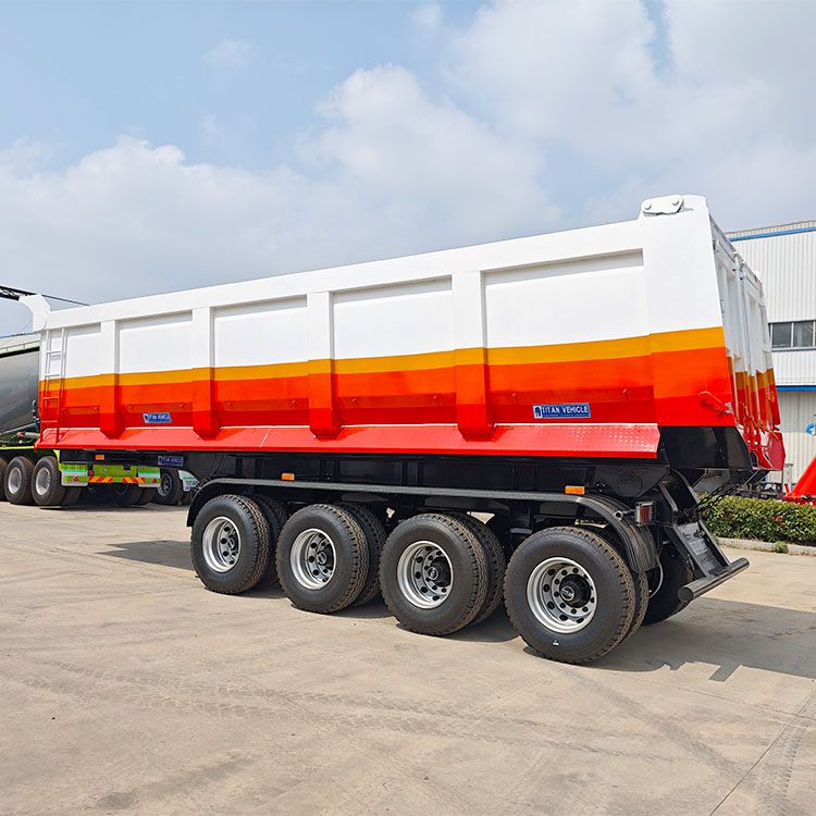 Heavy Duty Dump Semi Trailer