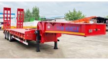 3 Axle Lowbed Trailer Truck