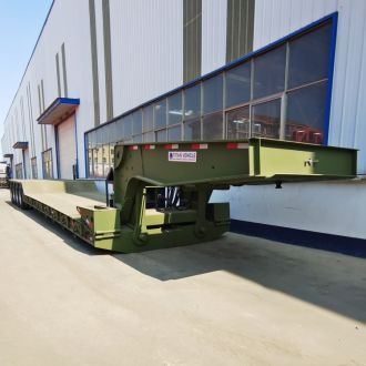 4 Axle 100 Ton Removable Lowboy Trailer