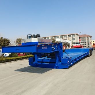 3 Line 6 Axle Lowboy Gooseneck Trailer
