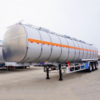 Stainless Fuel Tanker Trailer