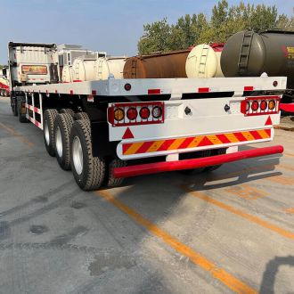 60 Ton 3 Axle Flatbed Trailer
