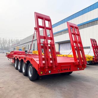 100 Ton 4 Axle Low Bed Trailer