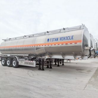 3 Axle 45 CBM Aluminum Gasoline Tanker Trailer